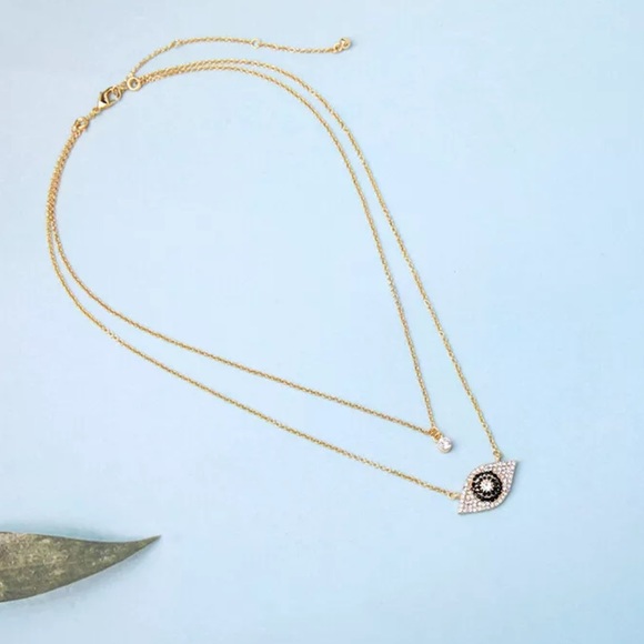 🔴 Evil Eye Layered Necklace - Picture 3 of 3